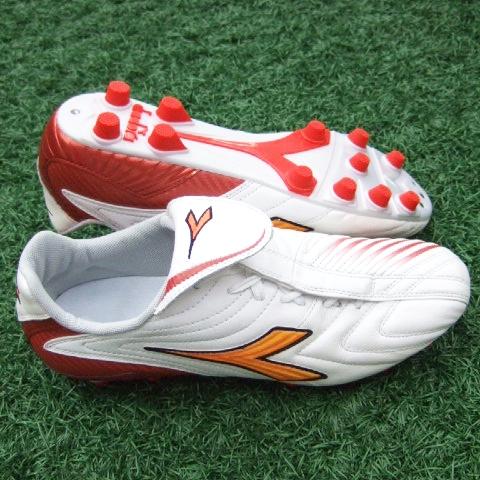 DIADORA（ディアドラ） イタリカ MD PU ホワイト×レッド 【diadora