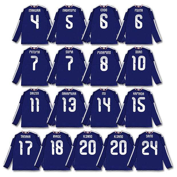 adidas（アディダス） 背番号マーク入り サッカー日本代表 2026 ホーム