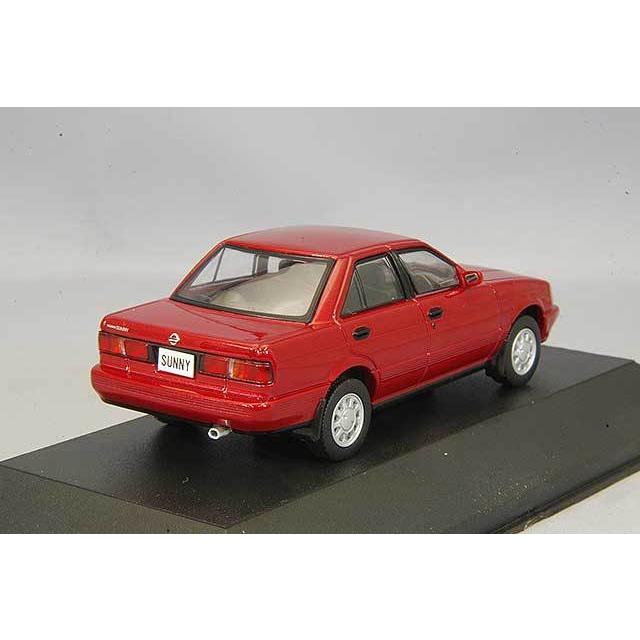 ミニカー/完成品 First43 1/43 日産 サニー B13 1990 レッドパール