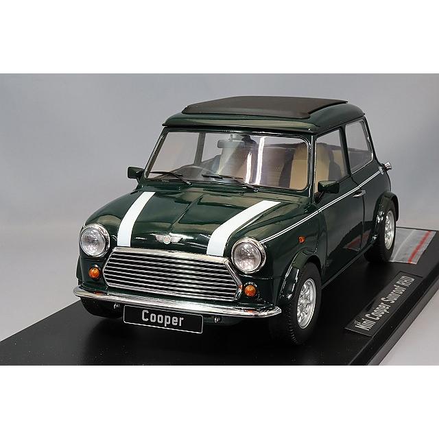 KKスケール 1/12 ミニ クーパー サンルーフ ダークグリーン/ホワイト