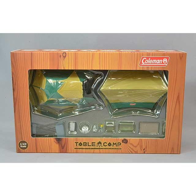 TABLECAMP 1/43 コールマン キャンプセット タフワイドドーム IV/300