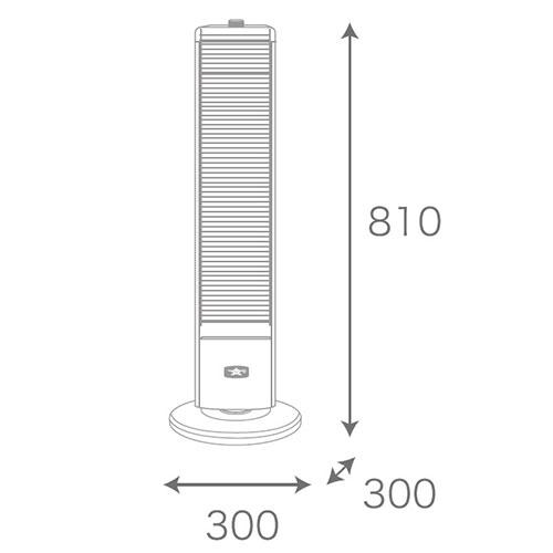 アラジン 電気ストーブ 高性能遠赤グラファイトヒーター ホワイト AEH
