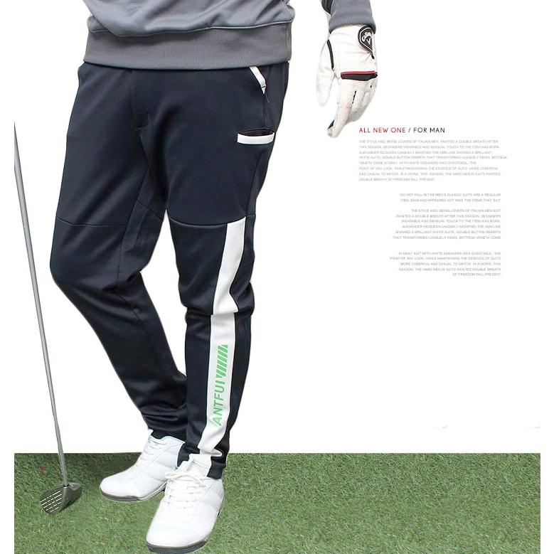 ゴルフウェア メンズ 大きいサイズ セットアップ ストレッチ ポンチ