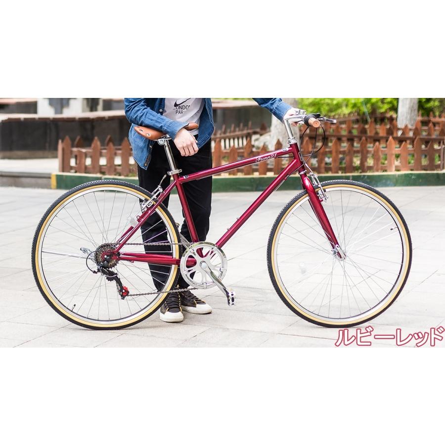 21Technology クロスバイク 自転車 26インチ LEDライト・ワイヤー