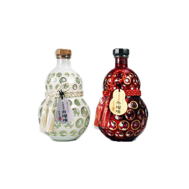 創業百周年記念 本格焼酎 百瑠璃(赤瑠璃・白瑠璃) 900ml×2本 芋焼酎