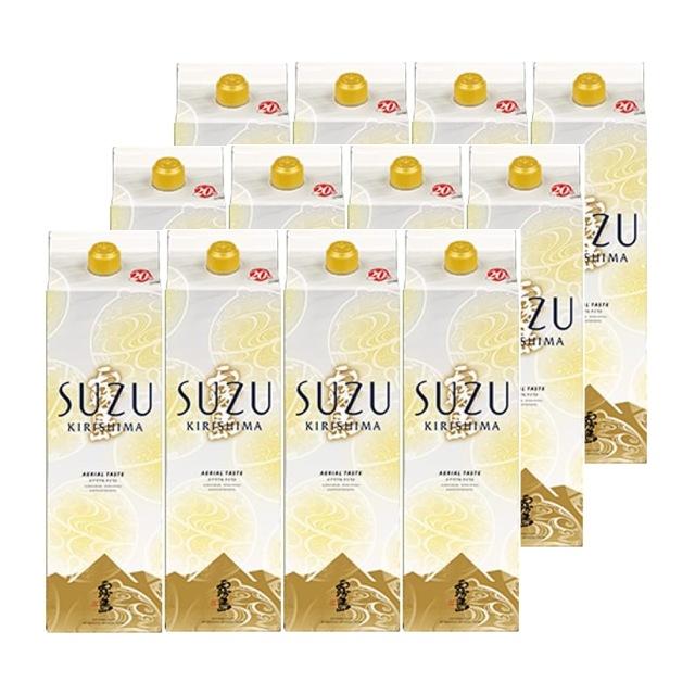 SUZUKIRISHIMA パック 20度 1800ml×12 芋焼酎 霧島酒造※北海道・東北