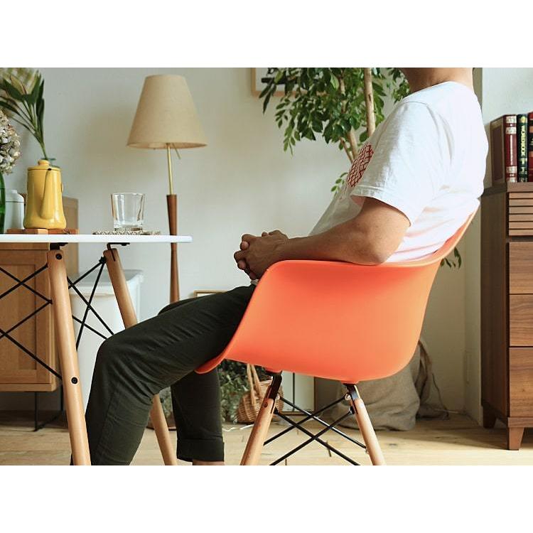 イームズ シェルチェア オレンジ チェア チェアー リプロダクト eames