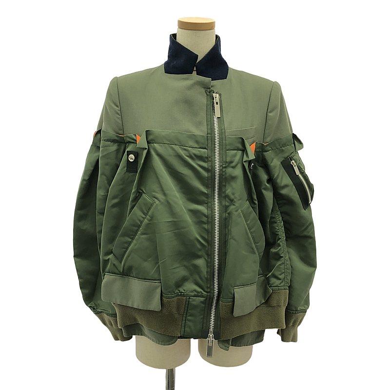 sacai（サカイ） 【美品】 | 2021AW | MA-1 Bomber Jacket / 異素材