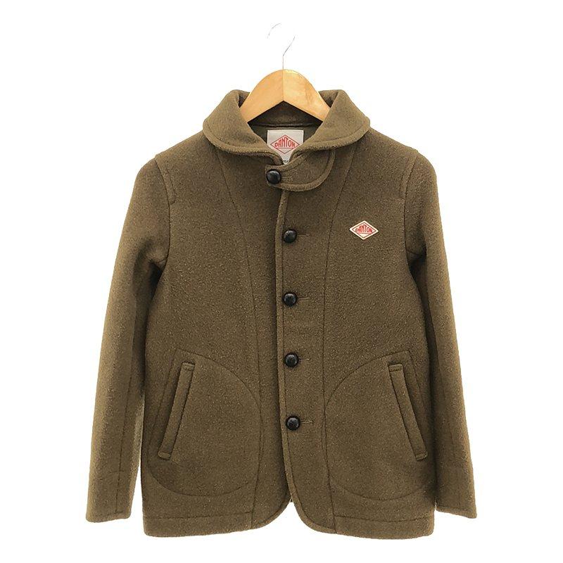 Danton（ダントン） | ウールモッサ 丸襟 ジャケット | 34 | カーキ
