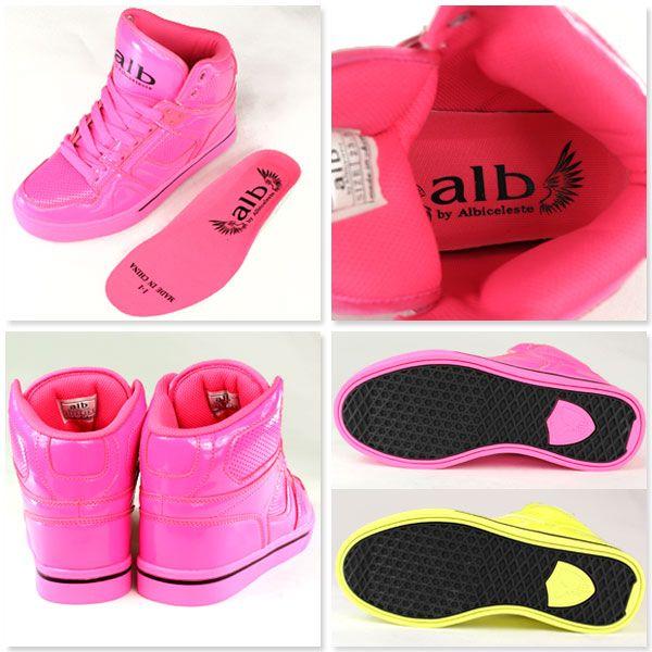 alb by albiceleste 4604 レディース ハイカット スニーカー ダンス