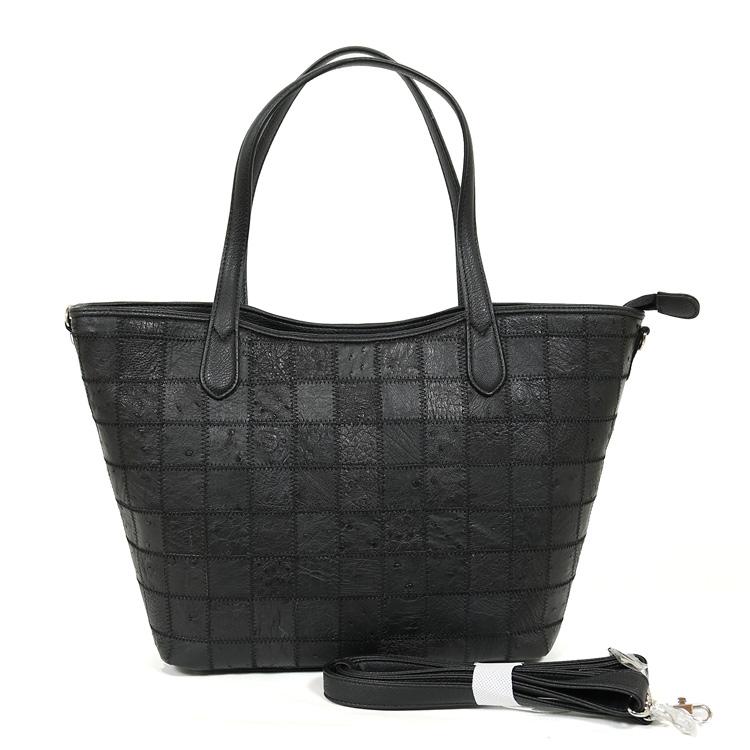 オーストリッチ バッグ オースト トートバッグ 黒 ブラック レディース