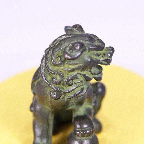 置物・文鎮（青銅製）獅子・狛犬・こまいぬ 座 小 : 京都工芸舎 Yahoo