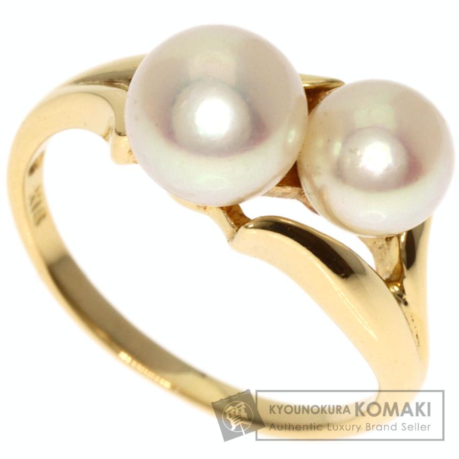 MIKIMOTO（ミキモト） アコヤパール 真珠 リング・指輪 K18イエロー