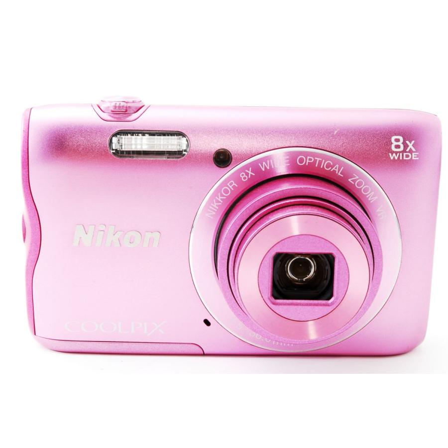 COOLPIX ニコン コンデジ Nikon A300 ピンク 中古 Wi-Fi搭載 SDカード