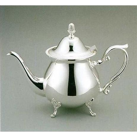 早川シルバー 菊縁ローズティーポット 5人用 銀鍍金 : 雑貨ギフト