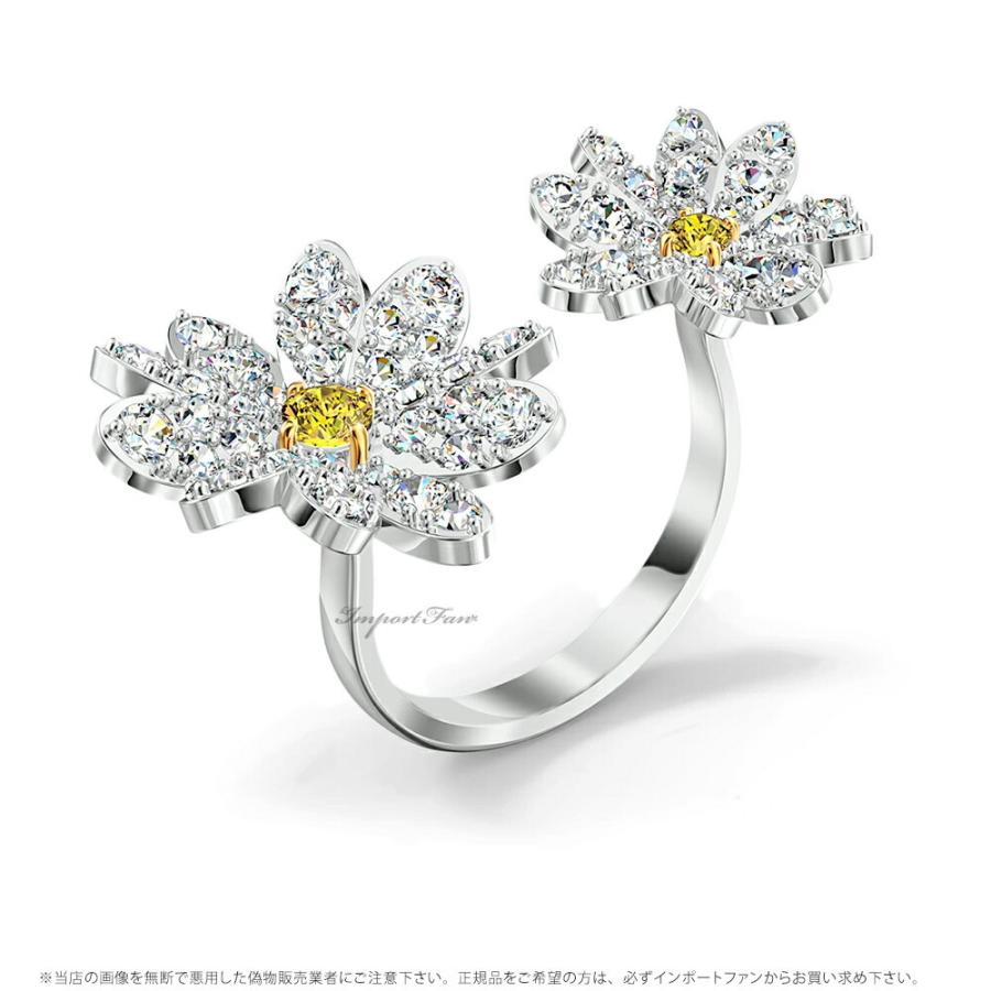SWAROVSKI（スワロフスキー） エターナルフラワー 花 オープンリング