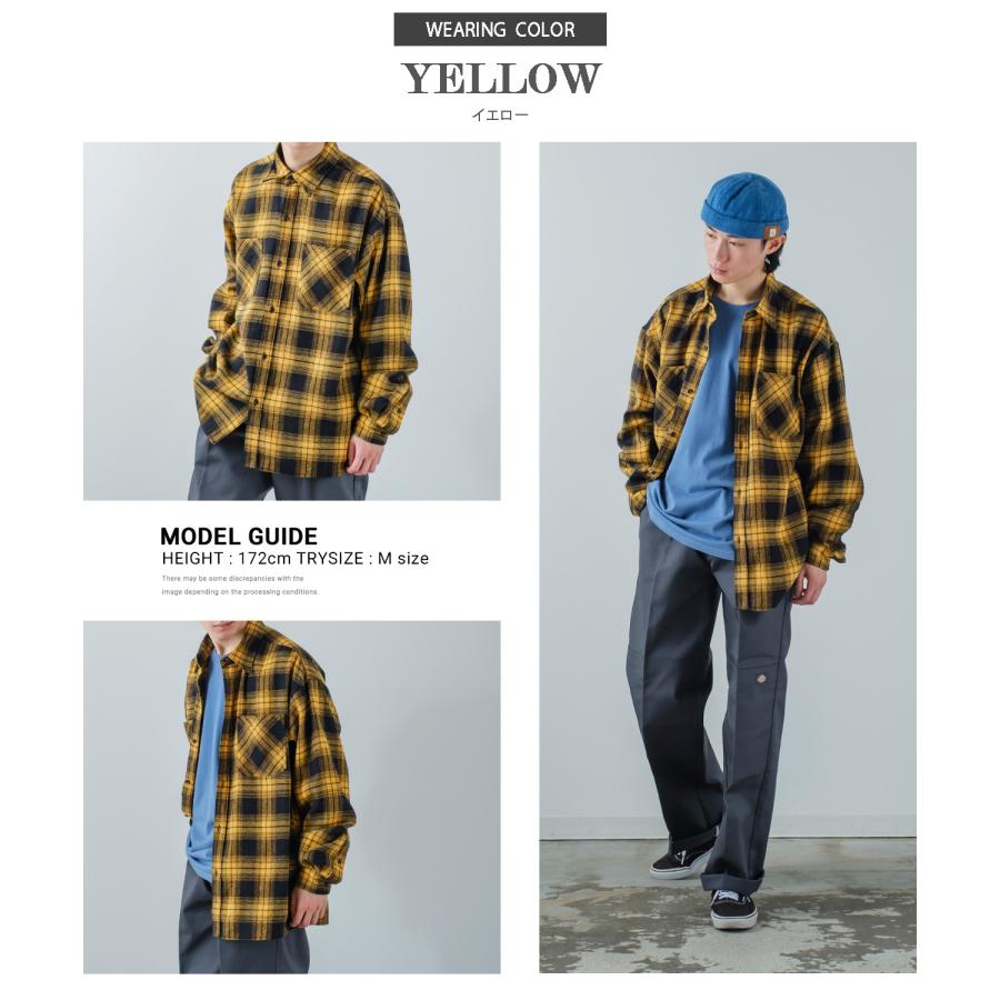 improves（インプローブス） 長袖シャツ メンズ オンブレ チェック