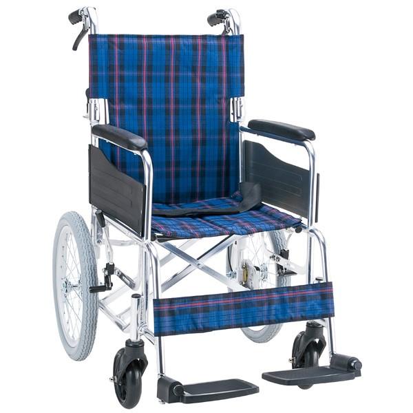 車いす 介助式 背折れタイプ 座面幅38cm 非課税 （ 車椅子 車イス 介護