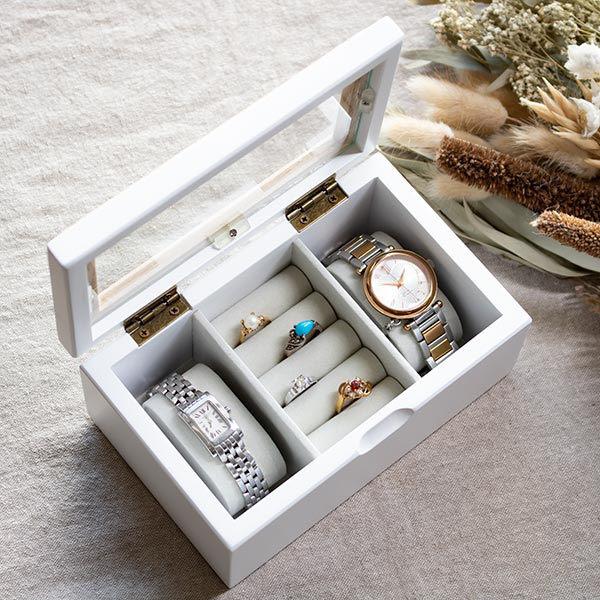 時計ケース ミア ジュエリーボックス ウォッチケース 木製 （ 腕時計