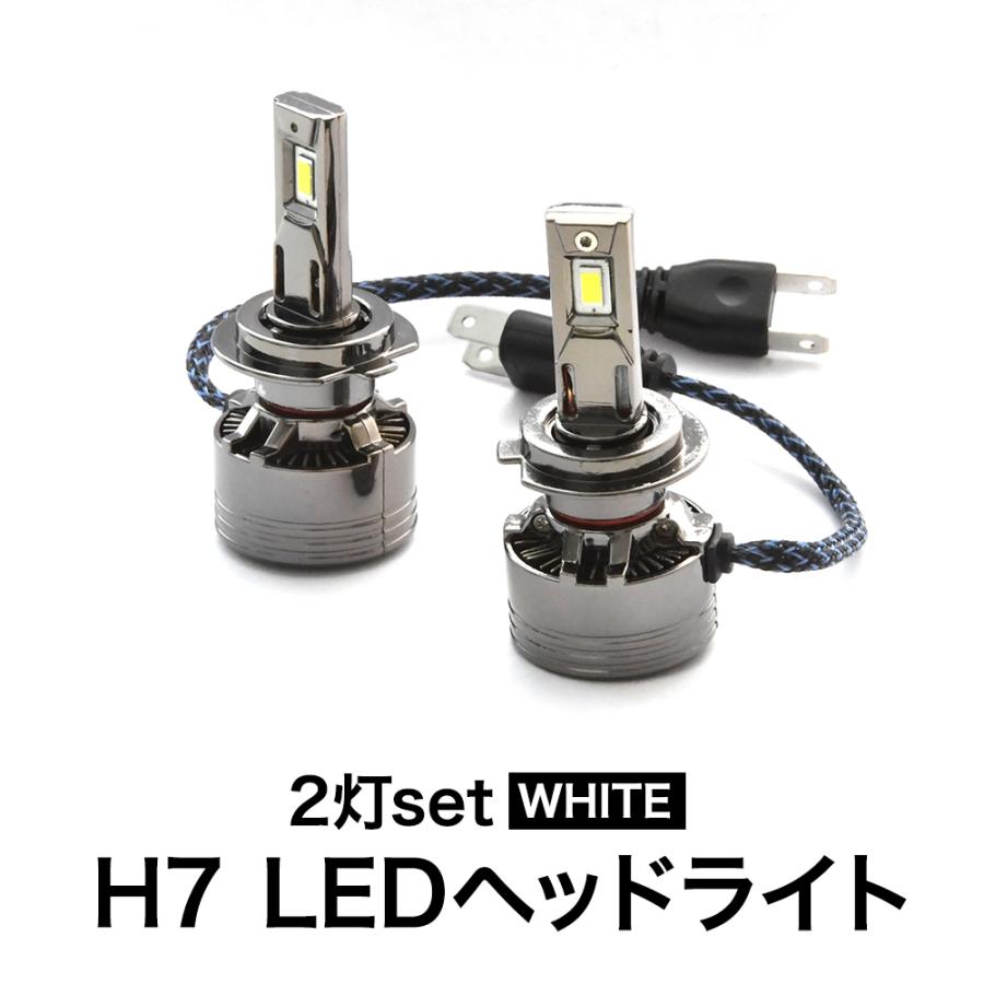 カワサキ ZX-6R ZX636B バイク用 LEDヘッドライト H7 2灯Hi/Loセット