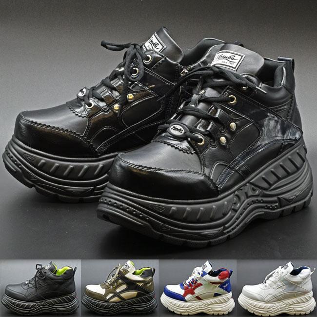 YOSUKE（ヨースケ） メンズ ブーツ スニーカー 厚底 ブラック 黒 厚底