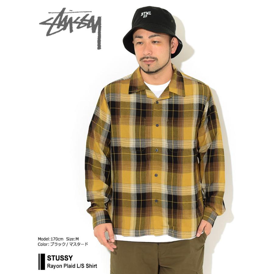 STUSSY（ステューシー） シャツ 長袖 メンズ Rayon Plaid ( stussy