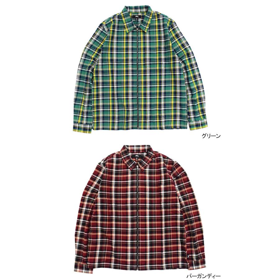 STUSSY（ステューシー） シャツ 長袖 メンズ Classic Zip Up Plaid
