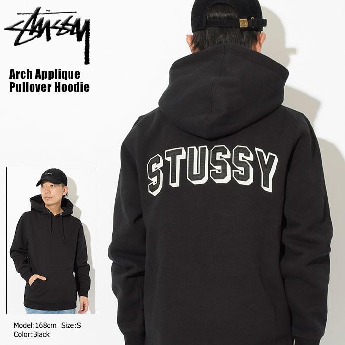 STUSSY（ステューシー） プルオーバー パーカー メンズ Arch Applique