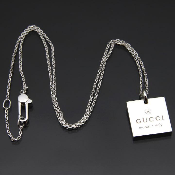 GUCCI（グッチ） ネックレス ペンダント プレートペンダント 223869