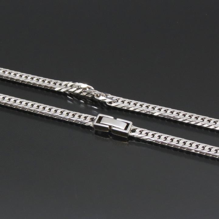 喜平ネックレス シルバー 喜平チェーン シルバー925 6面ダブル 20g