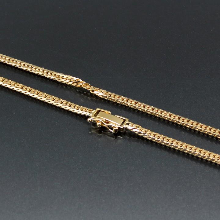 喜平ネックレス 18金 6面ダブル K18ゴールド 20g-60cm 造幣局検定刻印