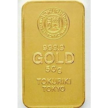 新品 徳力本店 純金 インゴット ingot 50g ゴールド 公式国際ブランド