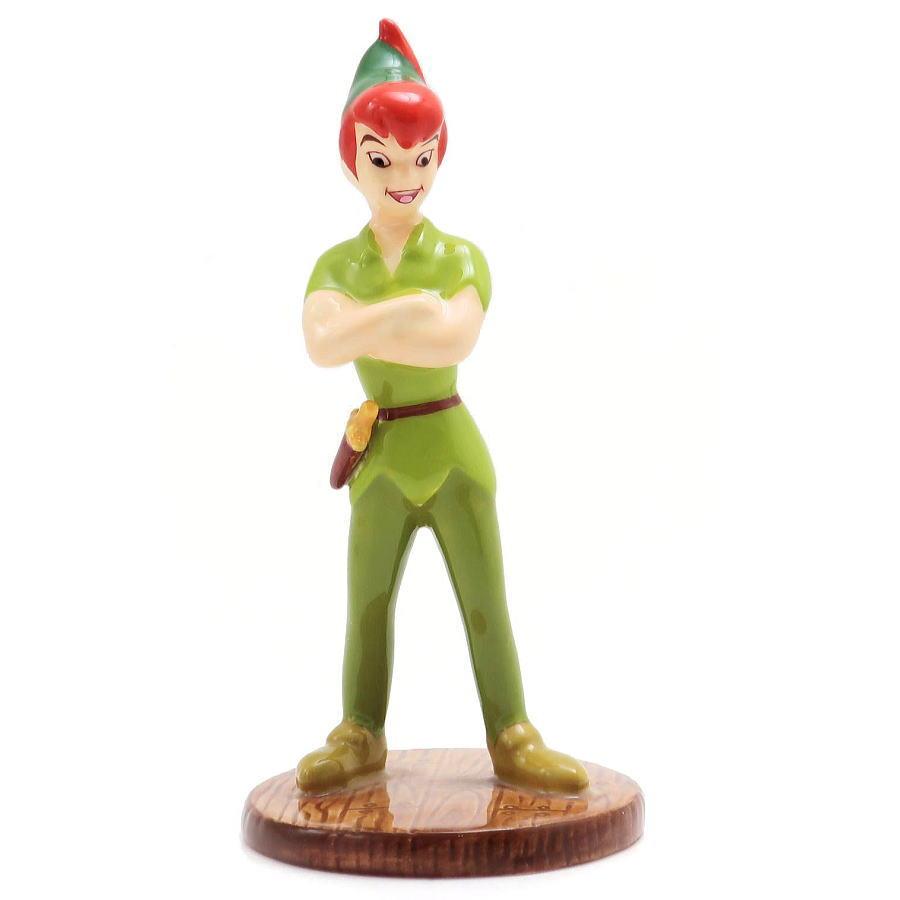 ピーター・パン ディズニー ピーターパン 陶器フィギュア 腕組みして