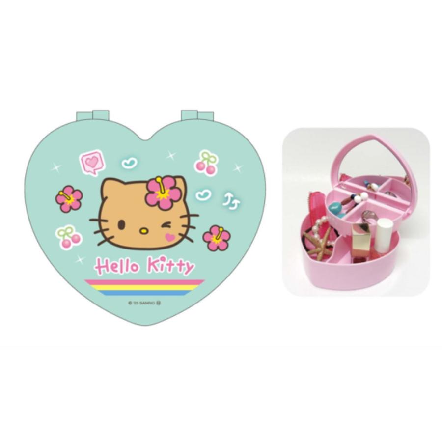 ケイKT-HK-HI 【サンリオキャラクターズ】ハート型小物入れ【日焼け