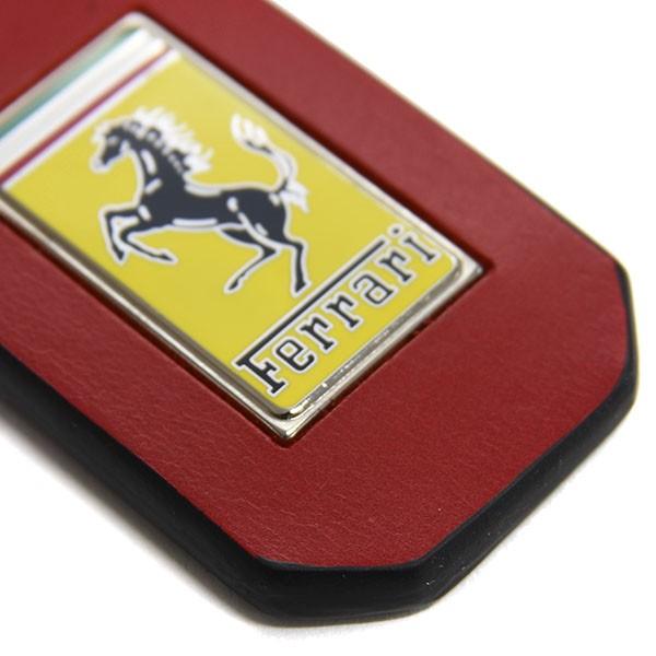 Ferrari（フェラーリ） フェラーリ純正 レザーベースキーリング(レッド