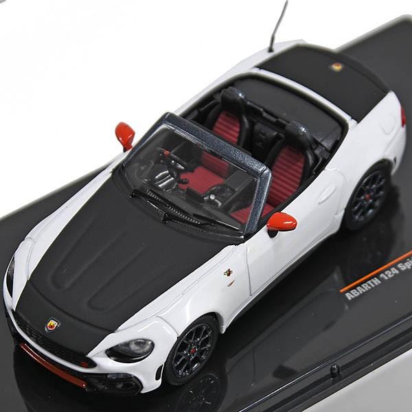 アバルト（ABARTH） 1/43 アバルト純正 124 spiderミニチュアモデル