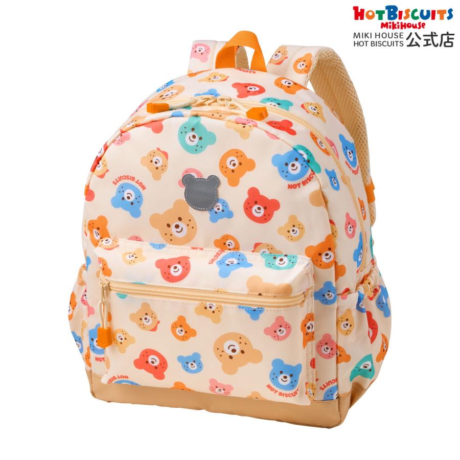 HOT BISCUITS ミキハウス カラフルビーンズ 総柄リュック Mサイズ 入園