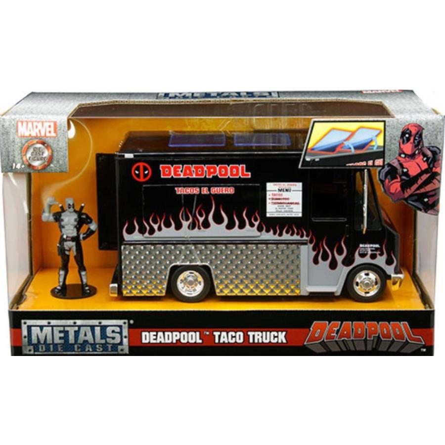 ミニカー 1/24 JadaTOYS デッドプール タコトラック アメリカン