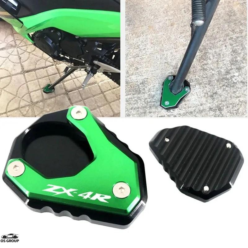 並行輸入品】 バイク スタンド フット サイド パッド プレート ZX-4R