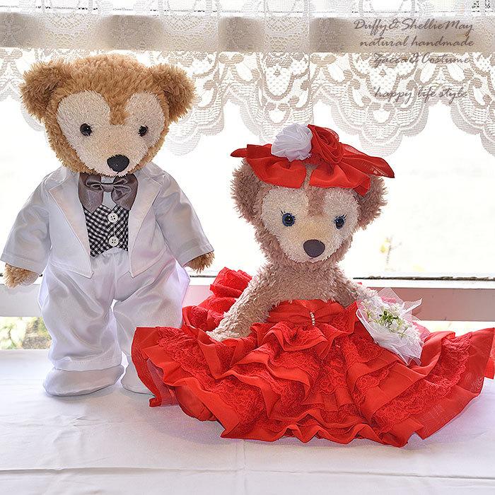 Disney（ディズニー） ダッフィーシェリーメイ ウェディング ペア S