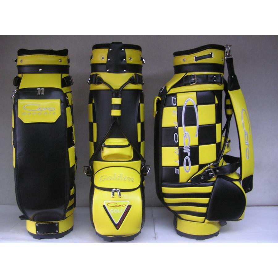けん Cleveland キャディバッグ 黒/黄 けん Cleveland キャディバッグ