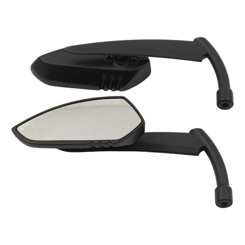 ハーレーミラー JOKER MACHINE ラウンドミラー ブラック 左右セット