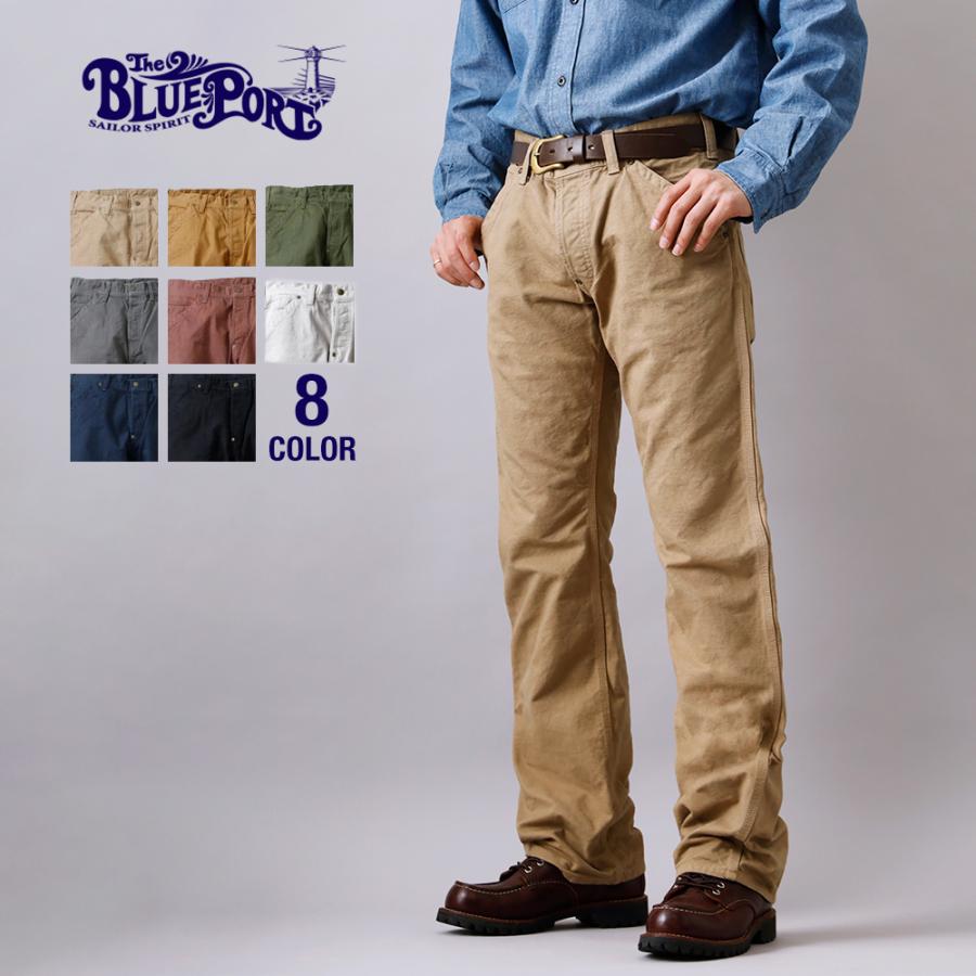 BLUE PORT ダックパンツ メンズ ワークパンツ チノパンツ ズボン