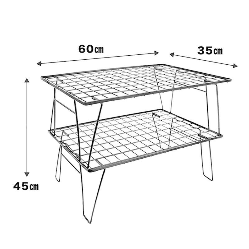 超人気 HIBARI フィールドラック キャンピングラック 2個セット 改良版