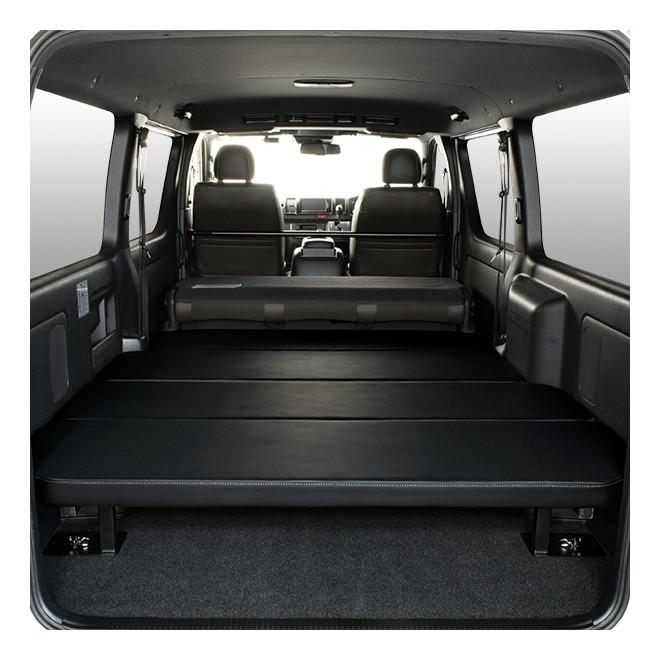 ハイエース S-GL m.flat ロータイプ ベッドキット レザータイプ