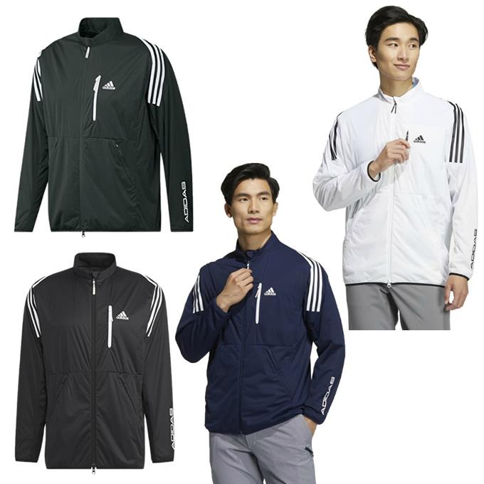 adidas（アディダス） ゴルフウェア ブルゾン メンズ スリーストライプ