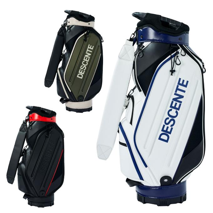 DESCENTE GOLF デサントゴルフ キャディバッグ メンズ 大口径成型