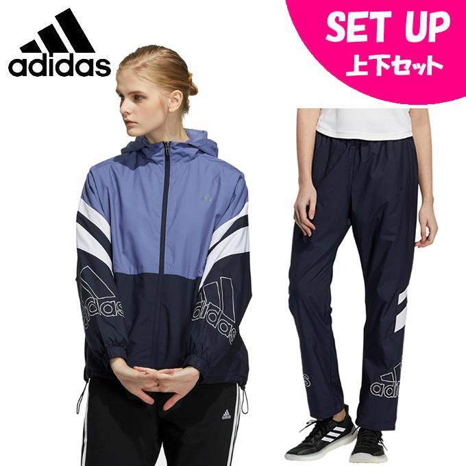 adidas（アディダス） ウインドブレーカー上下セット レディース