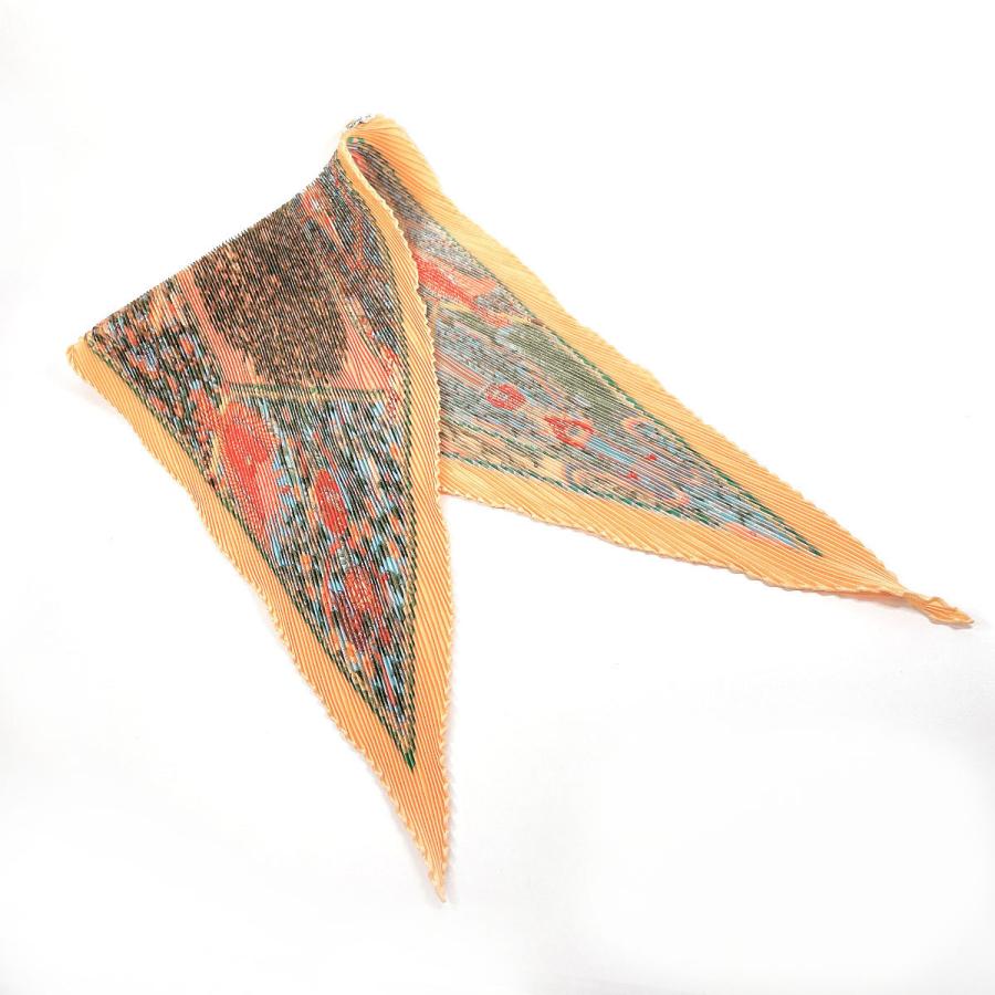 HERMES（エルメス） スカーフ プリーツ カレ 世界の中心軸 Axis Mundi