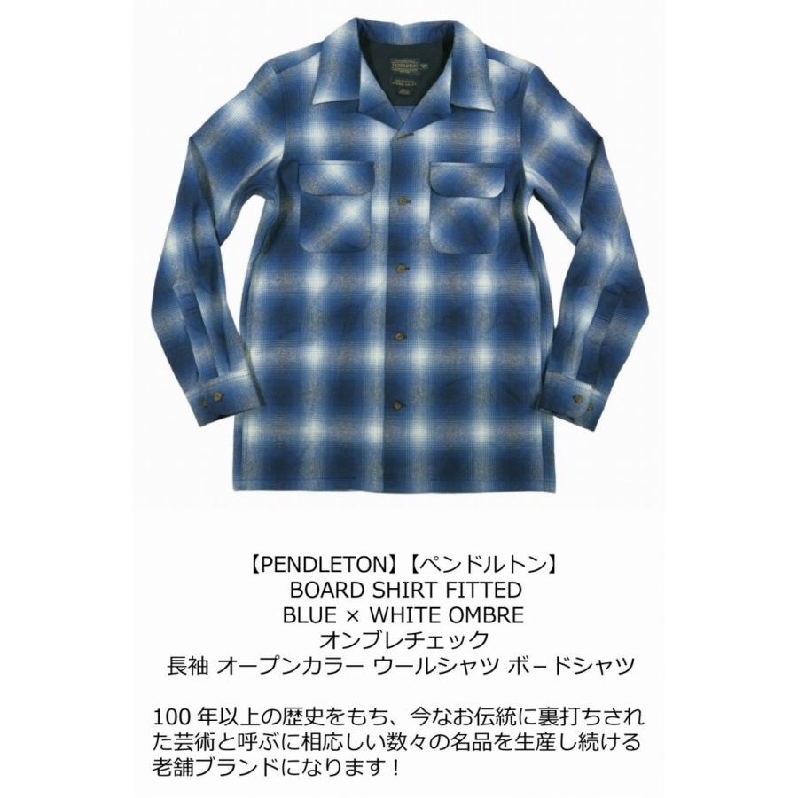PENDLETON（ペンドルトン） BOARD SHIRT FITTED オンブレチェック 長袖